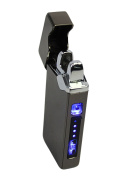 Praktyczna Elektryczna Zapalniczka Plazmowa USB Elegancka Z Kablem Mikro USB QL-268 SREBRNA