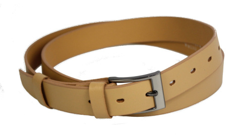 Pasek Męski Skórzany COMPLEX (PL) Skóra EXTRA 30 mm DW CIELISTY