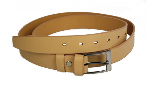 Pasek Męski Skórzany COMPLEX (PL) Skóra EXTRA 30 mm DW CIELISTY