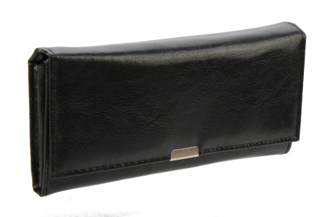 Klasyczny Portfel Damski PolskaGalanteria (PL) Poziomy Duży Skóra Włoska 17x9 cm