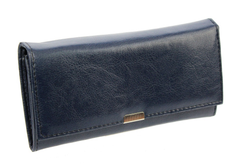 Klasyczny Portfel Damski PolskaGalanteria (PL) Poziomy Duży Skóra Włoska 17x9 cm