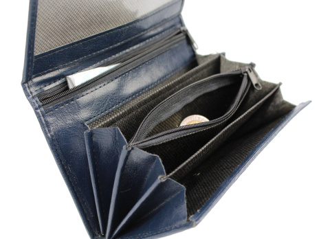 Klasyczny Portfel Damski PolskaGalanteria (PL) Poziomy Duży Skóra Włoska 17x9 cm