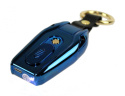 Praktyczna Zapalniczka Plazmowa USB Z Kablem Mikro USB Latarka BRELOK Do Kluczyków Samochodowych SKODA NIEBIESKI