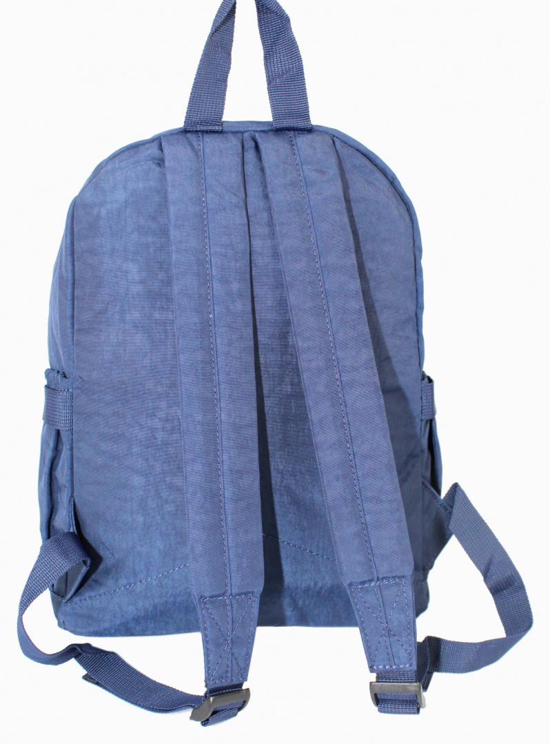 Praktyczny Plecak Materiałowy BAG STREET 2216 GRANATOWY 35 x 26 x 15 cm