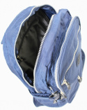 Praktyczny Plecak Materiałowy BAG STREET 2216 GRANATOWY 35 x 26 x 15 cm