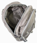 Praktyczny Plecak Materiałowy BAG STREET 2216 SZARY 35 x 26 x 15 cm