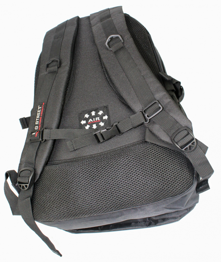 Solidny Plecak Bag Street ''DE LUXE'' Duży Z Funkcją Noszenia Laptopa BS4003 15''