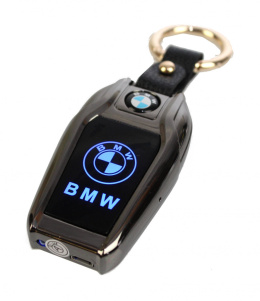 Praktyczna Elektryczna Zapalniczka Plazmowa USB Elegancka Z Kablem Mikro USB Latarka BRELOK Do Kluczyków Samochodowych BMW
