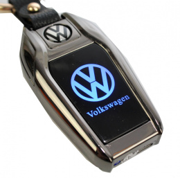 Praktyczna Elektryczna Zapalniczka Plazmowa USB Elegancka Z Kablem MikroUSB Latarka BRELOK Do Kluczyków Samochodowych VOLKSVAGEN