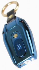 Praktyczna Elektryczna Zapalniczka Plazmowa USB Elegancka Z Kablem MikroUSB Latarka BRELOK Do Kluczyków VOLKSVAGEN NIEBIESKI