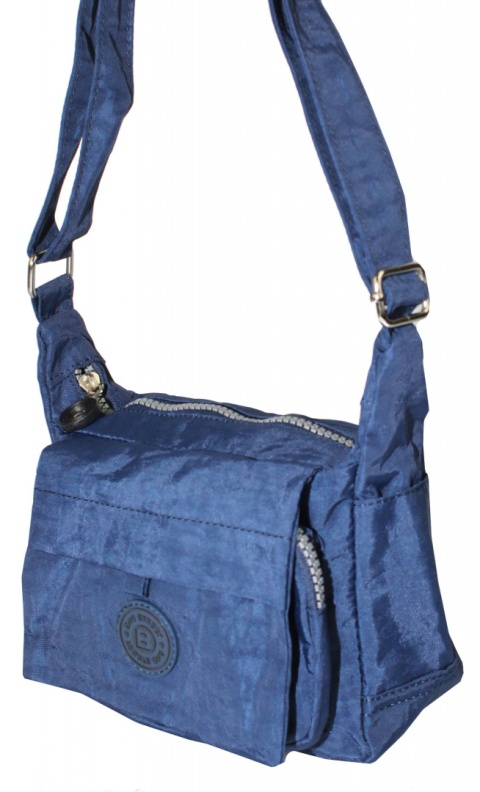 Stylowa Pozioma Torba Mała Na Ramię Bag Street NR 2251 GRANATOWY 17 x 7 x 15 [cm]
