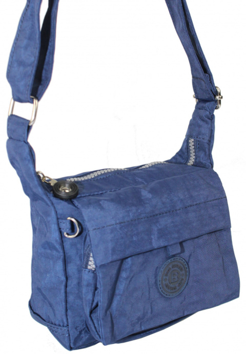 Stylowa Pozioma Torba Mała Na Ramię Bag Street NR 2251 GRANATOWY 17 x 7 x 15 [cm]