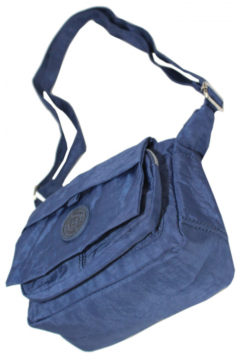 Stylowa Pozioma Torba Mała Na Ramię Bag Street NR 2251 GRANATOWY 17 x 7 x 15 [cm]