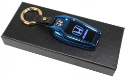 Praktyczna Elektryczna Zapalniczka Plazmowa USB Z Kablem Mikro USB Latarka BRELOK Do Kluczyków Samochodowych HONDA NIEBIESKA