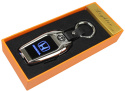Praktyczna Elektryczna Zapalniczka Plazmowa USB Z Kablem Mikro USB Latarka BRELOK Do Kluczyków Samochodowych HONDA SREBRNA