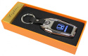 Praktyczna Elektryczna Zapalniczka Plazmowa USB Z Kablem Mikro USB Latarka BRELOK Do Kluczyków Samochodowych HONDA SREBRNA