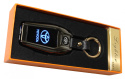 Praktyczna Elektryczna Zapalniczka Plazmowa USB Z Kablem Mikro USB Latarka BRELOK Do Kluczyków Samochodowych TOYOTA CZARNA