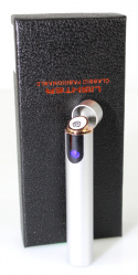 Praktyczna Elektryczna Zapalniczka Plazmowa Żarowa USB Elegancka ZC113 SREBRNA
