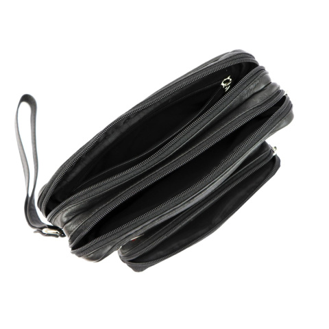 Saszetka Męska Skórzana Średnia ALBATROSS HP 104D Mały Skóra Naturalna 22 x 14 x 5 [cm]