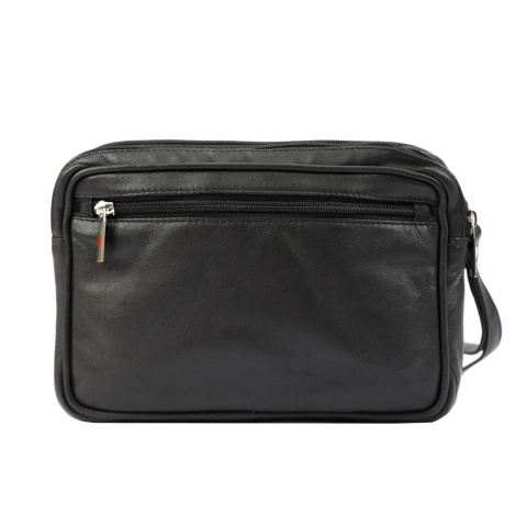 Saszetka Męska Skórzana Średnia ALBATROSS HP 104D Mały Skóra Naturalna 22 x 14 x 5 [cm]