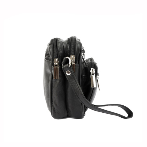 Saszetka Męska Skórzana Średnia ALBATROSS HP 104D Mały Skóra Naturalna 22 x 14 x 5 [cm]