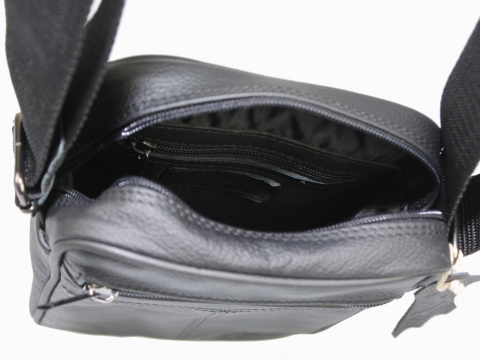 Torba męska skórzana ZANDE (PL) ROMEO Pionowa Skóra Naturalna 1035 22 x 16 x 8 [cm]