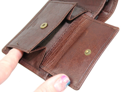 Portfel Męski Skórzany EL FORREST Mały Poziomy Skóra Bydlęca 916 A 22 RFID BRĄZOWY 8 x 11 x 2 [cm]