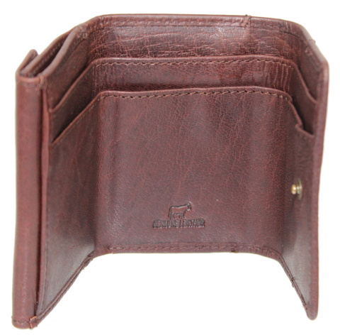 Portfelik Uniwersalny Mała Sakieweczka Skórzana El Forrest (PL) MARS II Skóra Naturalna BRĄZOWY 855 22 9,5 x 8 x 2 [cm]
