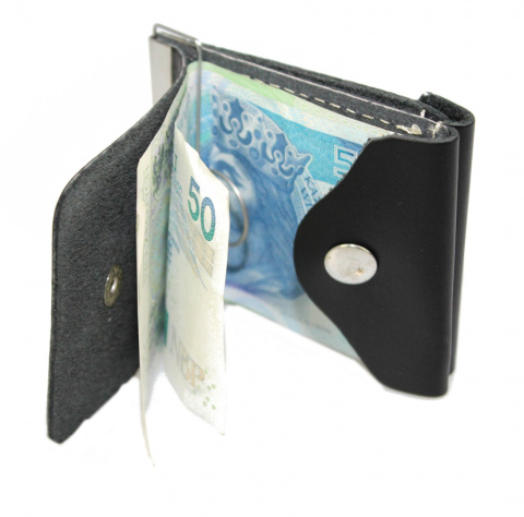 Banknotówka Duża Na Dwie strony ZANDE (PL) Skóra Naturalna B4 7 x 9 x 1.5 [cm]