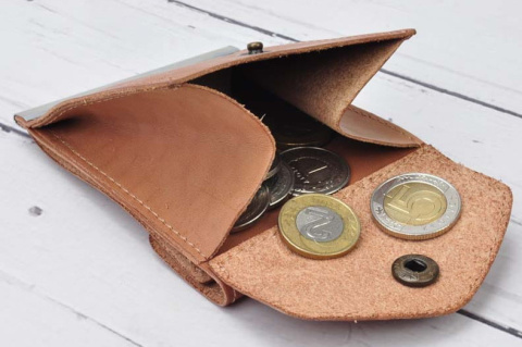 Banknotówka Duża Na Dwie strony ZANDE (PL) Skóra Naturalna B4 7 x 9 x 1.5 [cm]