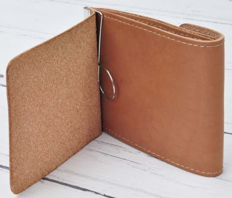 Banknotówka Duża Na Dwie strony ZANDE (PL) Skóra Naturalna B3 7 x 9 x 1.5 [cm]