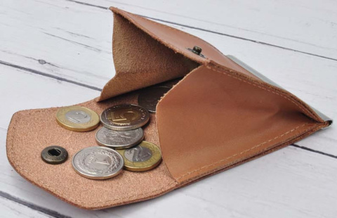 Banknotówka Duża Na Dwie strony ZANDE (PL) Skóra Naturalna B3 7 x 9 x 1.5 [cm]