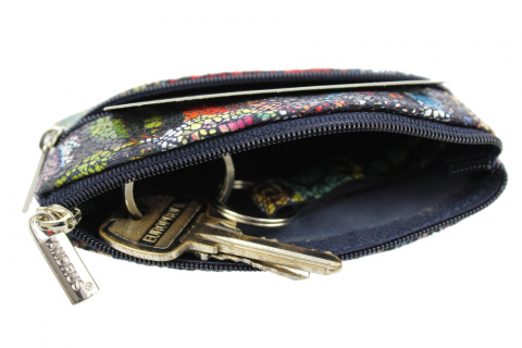 Kluczówka średnia Dwa Zamki ANDRUS (PL) Skóra Naturalna 38 PICASSO 12 x 6.5 [cm]