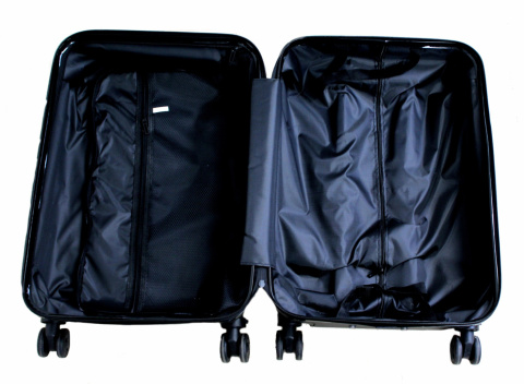 Mała Walizka Turystyczna PolskaGalanteria BL103 SZARA 45 x 35 x 20