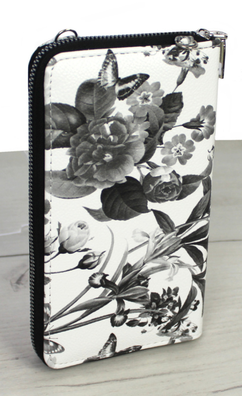 Damski Pionowy Portfel Na Pasku K-3300/ K-3302 POLSKAGALANTERIA z Funkcją Torebki 20 x 13 x 5 Portfelo-Torebka POR-TOR