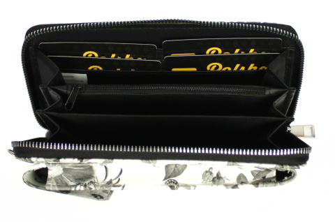 Damski Pionowy Portfel Na Pasku K-3300/ K-3302 POLSKAGALANTERIA z Funkcją Torebki 20 x 13 x 5 Portfelo-Torebka POR-TOR