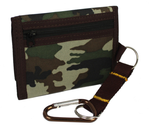 Portfel Parciany Sportowy X-TREME Materiałowy Z Praktyczną Zawieszką I Karabińczykiem 12,5 x 9 x 1,5 [cm]