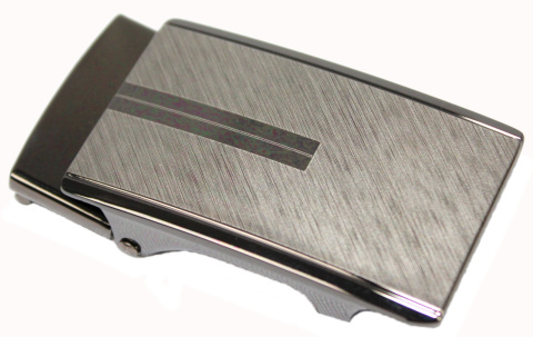 Klamra Do Paska Męskiego Wizytowego Z Mechanizmem Samozaciskowym SREBRNA AUTOMAT/SAMOZACISK Garnitur 35 mm KASZ35/45