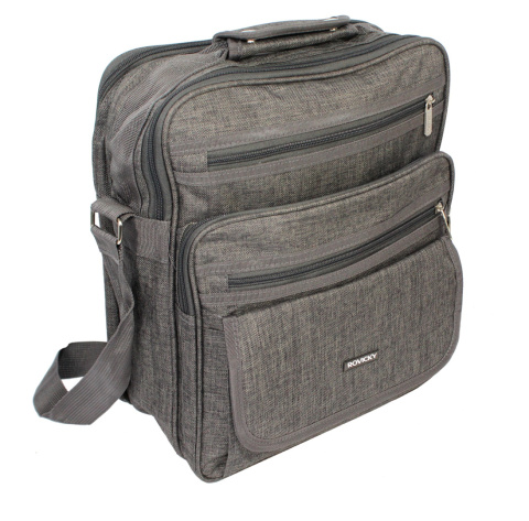 Torba Męska Materiałowa ROVICKY Pionowa R-6525 35 x 30 x 15 [cm]