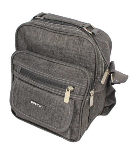 Torba Męska Materiałowa ROVICKY Pionowa R-6526 22 x 21 x 12 [cm]