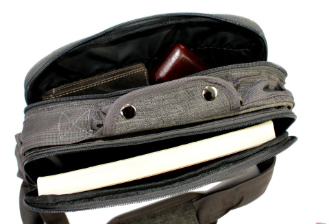 Torba Męska Materiałowa ROVICKY Pozioma Średnia R-6527 30 x 24 x 14 [cm]