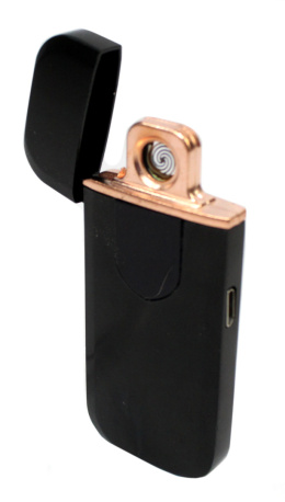 Praktyczna Elektryczna Zapalniczka Plazmowa USB Elegancka Z Kablem Mikro USB 20240 CZARNA