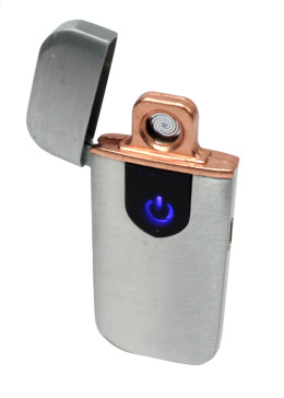 Praktyczna Elektryczna Zapalniczka Plazmowa USB Elegancka Z Kablem Mikro USB 20240 SREBRNA