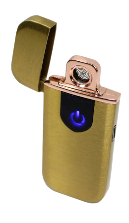 Praktyczna Elektryczna Zapalniczka Plazmowa USB Elegancka Z Kablem Mikro USB 20240 ZŁOTA