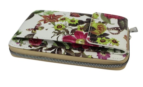 Damski Pionowy Portfel Na Pasku Jessica z Funkcją Torebki K-330 Portfelo-Torebka 20 x 12 x 6 [cm]