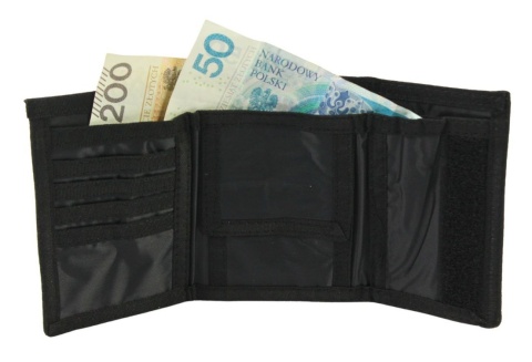 Portfel Parciany Sportowy WILD Materiałowy Średni 9 x 12,5 x 2 [cm]