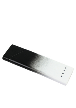 Praktyczna Elektryczna Zapalniczka USB Elegancka Z Kablem Mikro USB CZARNO BIAŁA