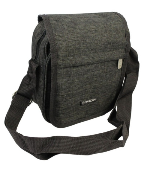 Torba Męska Materiałowa ROVICKY Pionowa Z Klapką R-6524 23 x 18 x 10 [cm]