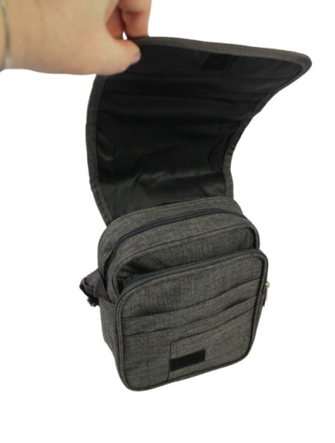 Torba Męska Materiałowa ROVICKY Pionowa Z Klapką R-6524 23 x 18 x 10 [cm]