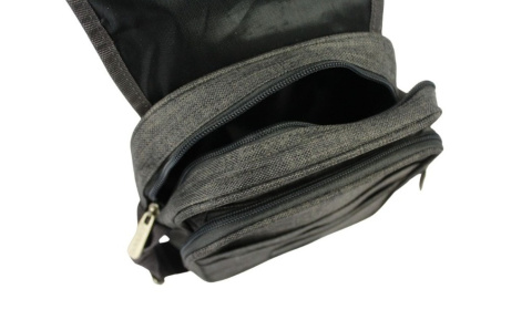 Torba Męska Materiałowa ROVICKY Pionowa Z Klapką R-6524 23 x 18 x 10 [cm]